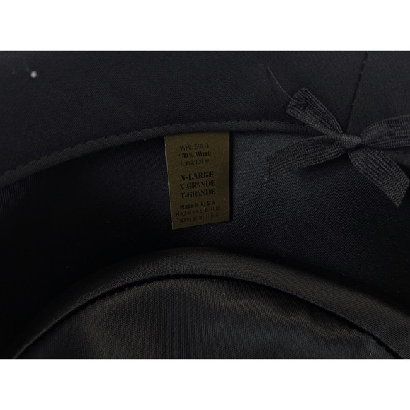 Bailey Jett Pork Pie Burgundy 100% Wool Hat Fedora Mens XL Bollman Company - Picture 13 of 13